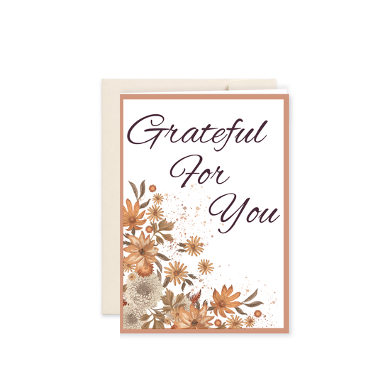 Harvest Moon Collection | Botanical Greeting Cards | Hello Fall · Happy Birthday · Grateful for You · Thinking of You